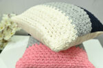 Cushion Cover set of tow combo in tricolor