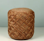 Jute Ottoman Pouf Handmade style 4