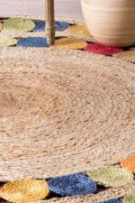 simple yet stylish rug made from natural jute