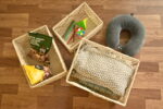 Macramé Rectangular Storage Basket Set of 3