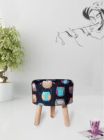 kids printed ottoman stool pouffe