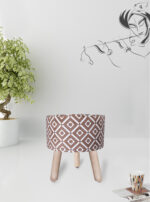printed ottoman stool pouffes