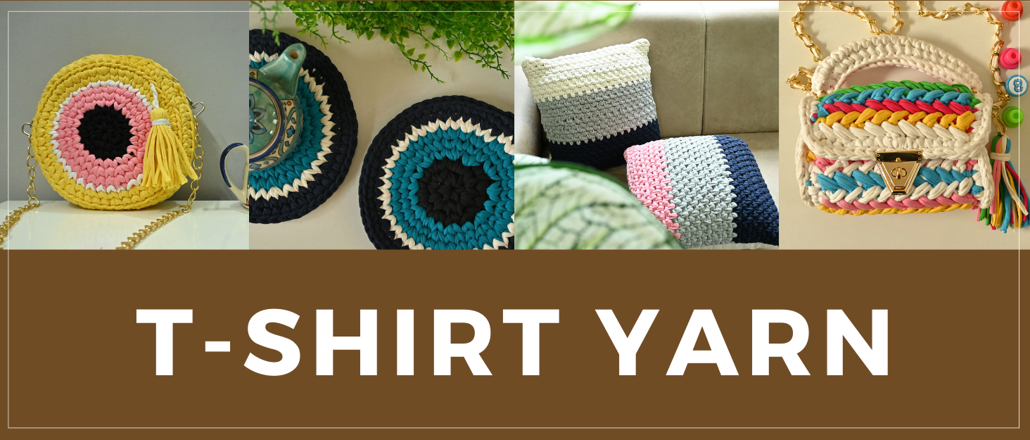 T-shirt yarn and t-shirt yarn projects - tshirt yarn and crochet patterns