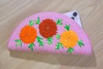 Ethnic Clutch for Ladies Embroidered Pouch Bag - Pink