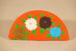 Ethnic Clutch for Ladies Embroidered Pouch Bag - Orange