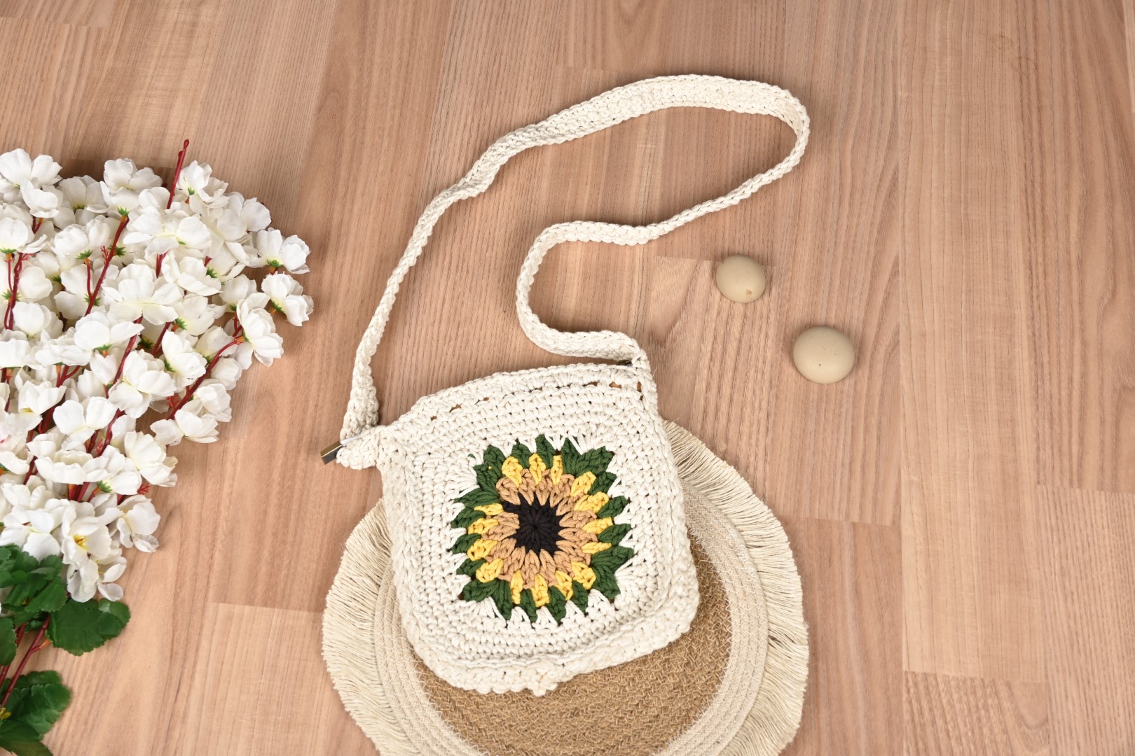 Crochet sling bag best sale